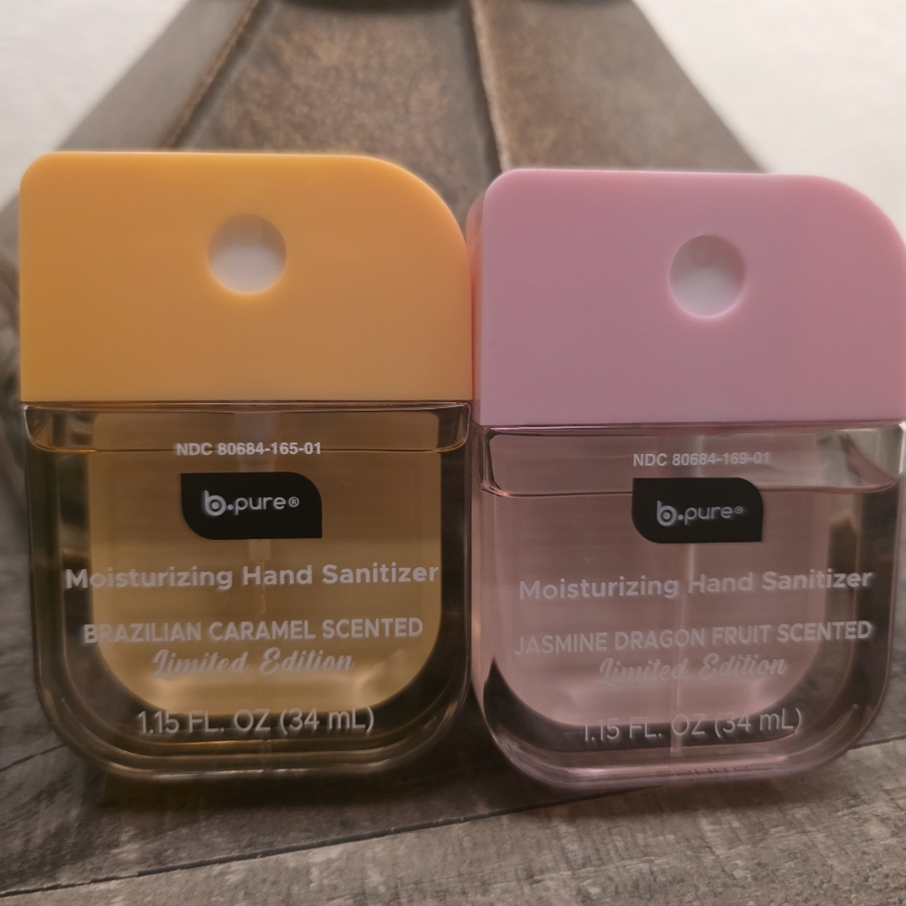 B-Pure LIMITED EDITION Brazilian Caramel & Jasmine Dragon Fruit Scent Sanitizer
